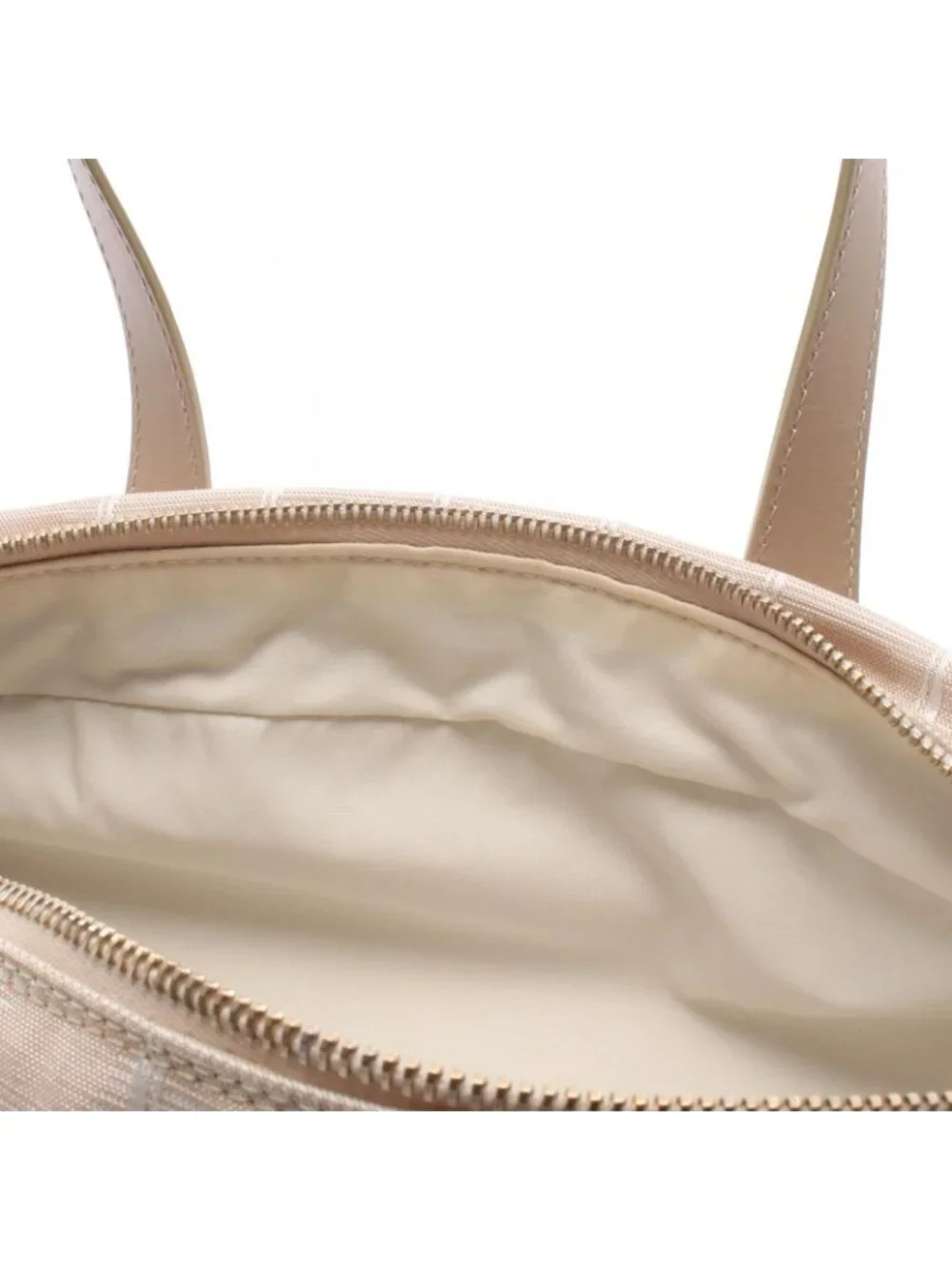 Chanel Handbag New Travel Line Beige Leather